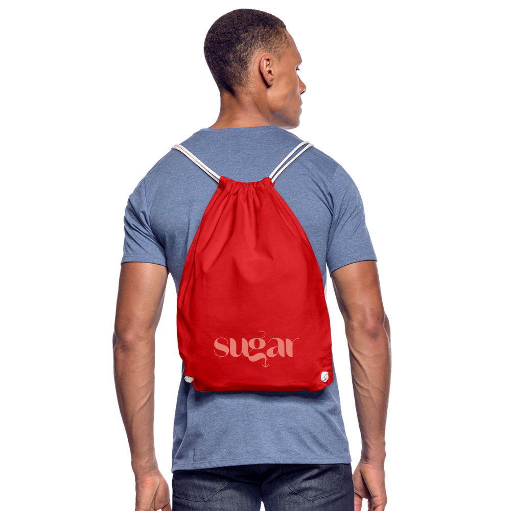 Mochila saco - rojo