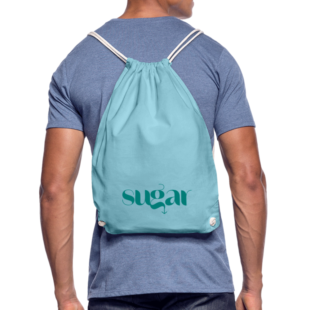 Mochila saco - aqua