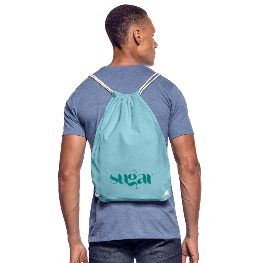 Mochila saco - aqua