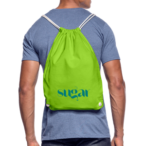 Mochila saco - verde neón